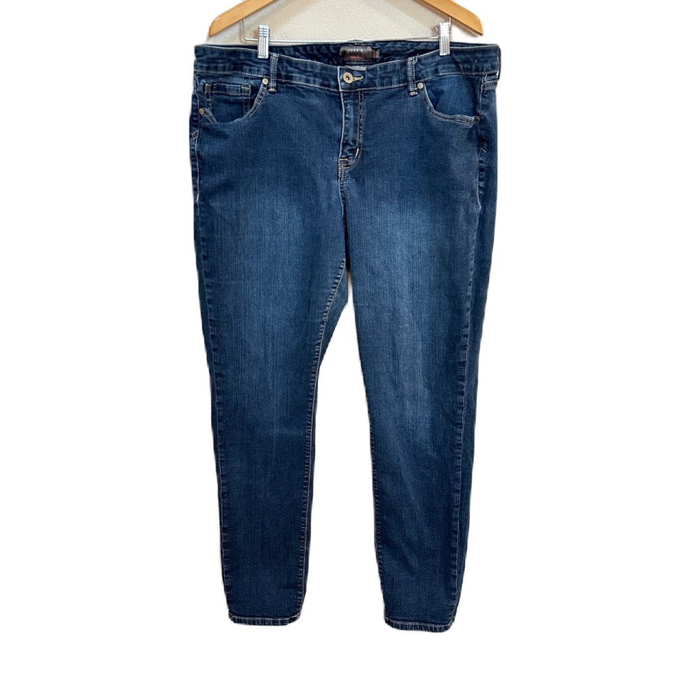 Torrid Boyfriend Straight Mid-Rise Dark Wash Denim Jeans Women’s Plus Sz 20XT